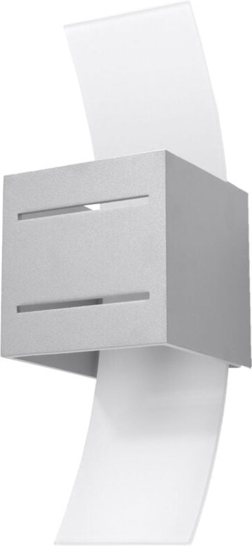 Wandlampe Merito 1 G9 Grau Alu Lumilo 02.108.02