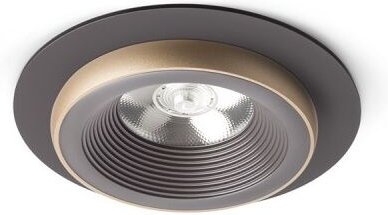 Einbauleuchte sharm r i braun/gold perlig 230V led 10W 24° 3000K