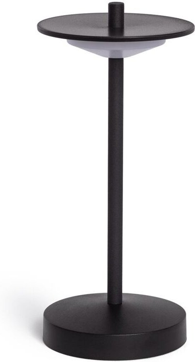 Ledkia - led Tischlampe tragbar mit wiederaufladbarem USB-Akku Estepona Schwarz