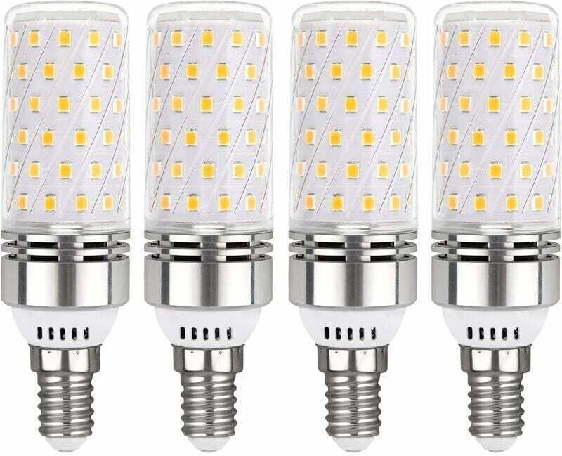 E14 LED-Lampe, 12 W, Kaltweiß (6000 K), 1450 lm, entspricht 100 W Halogenlampe (E14), 360° Abstrahlwinkel, 220 V Wechsel...