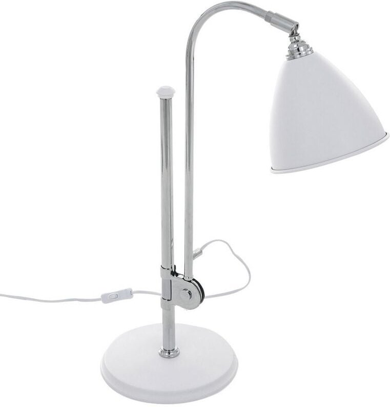 Italux Evato - Klassische Tischlampe Weiß 1 Leuchte, E14