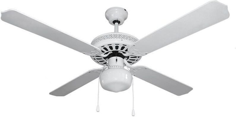 Deckenventilator de mit Licht orbegozo cl 08132 b - 60w - 4 umkehrbare Flügel - 3 Geschwindigkeiten - für e27 Glühbirnen...