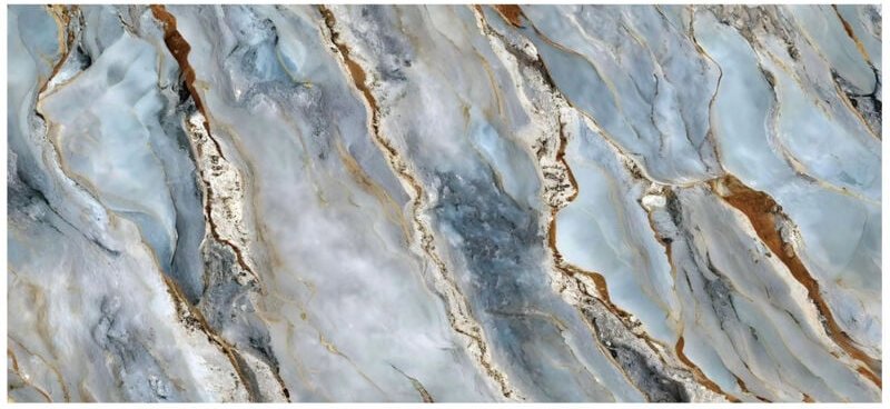 Trade Shop - PANNELLO ADESIVO EFFETTO MARMO-PERLATO 120X300CM PARETI PARASCHIZZI STANZA -