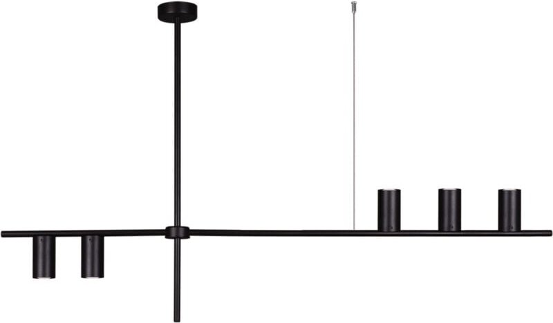 Kronleuchter schwarz Strahler modern Kaja ROCCO K-4755