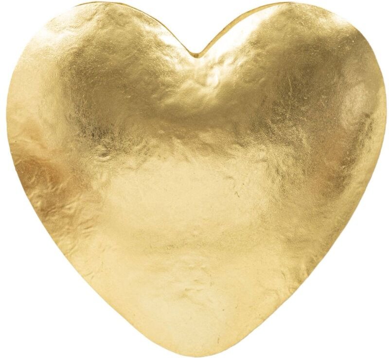 Wandlampe Erma, Wandleuchte, Licht, Wandstrahler, 26x15 h24 cm, Gold - Dmora