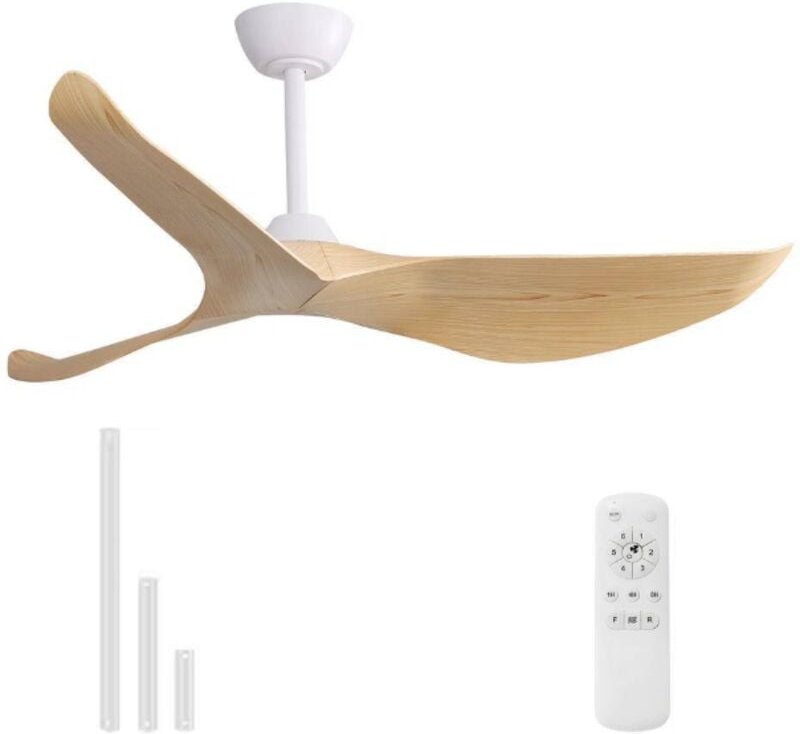 Ventilateur de Plafond sans Lumière - 3 Pales abs - 132cm - Sofucor