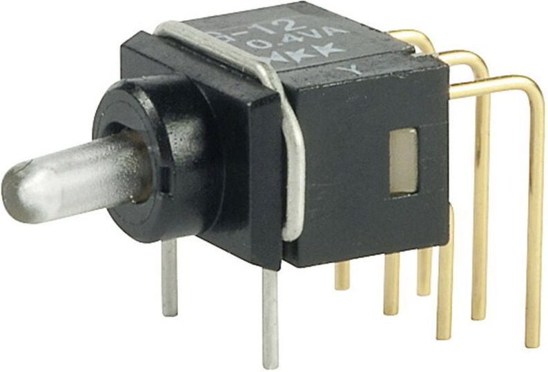 NKK Switches G12AP G12AP Kippschalter 28 V DC/AC 0.1 A 1 x Ein/Ein rastend 1 St.