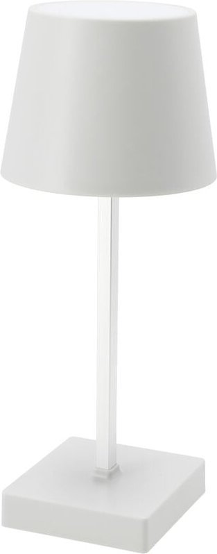 Spetebo - led Tischleuchte warm weiß - weiß / Batterie betrieben - Touch Leuchte Nachttischlampe Schreibtischlampe Deko ...