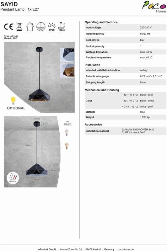 Paco Home Pendelleuchte Hängelampe Esszimmer Esstischlampe Steampunk Lampe Textilkabel E27 Bernstein - 650 Lumen / 8W, W...