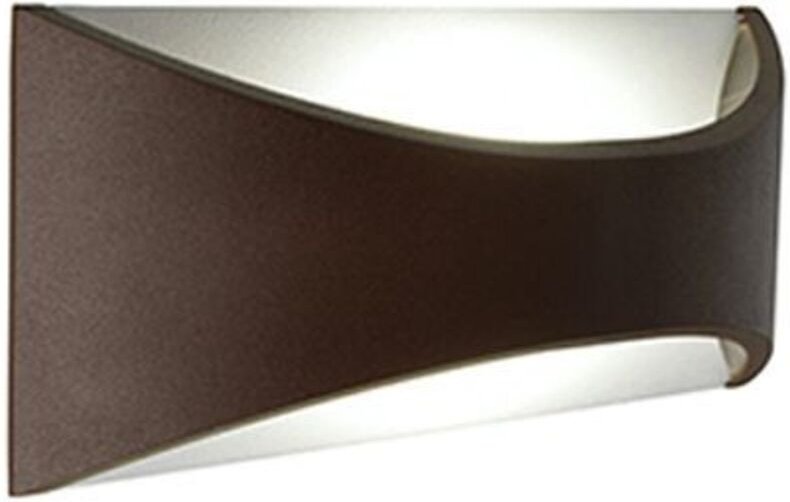 Sovil - Moon kleine braune LED-Wandleuchte 6W 4000K IP65 99107/27