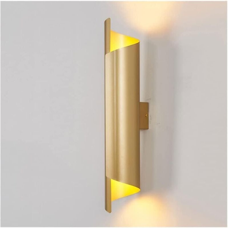 Schlafzimmer-Wandlampe, luxuriöse Innenwandlampe im nordischen Stil, kreative runde Wandlampe für Schlafzimmer, Nachttis...