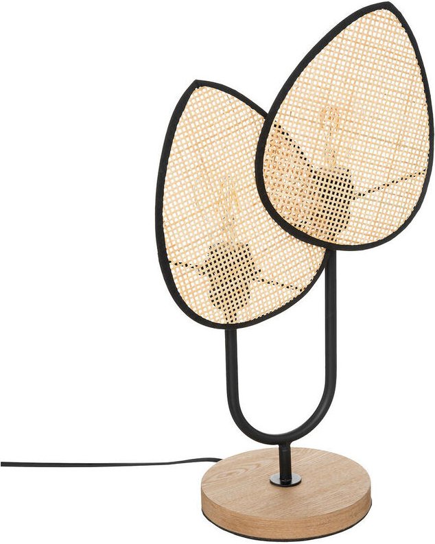 Dekorative Lampe olme, geflochtenes Rattan, h. 44 cm