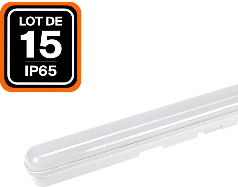 Thumbnail - 15er-Packung wasserdichte LED-Gehäuse integriertem 36W Kaltweiß 6000K 120CM