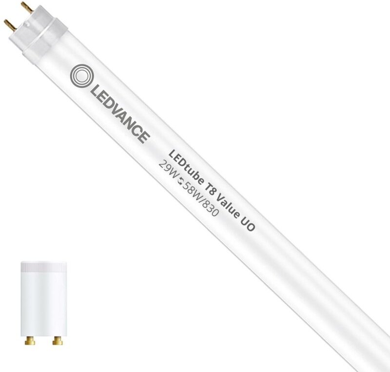 LED Röhre T8 G13 150cm Glas 29W LEDVANCE No Flicker 3000K Warmweiß