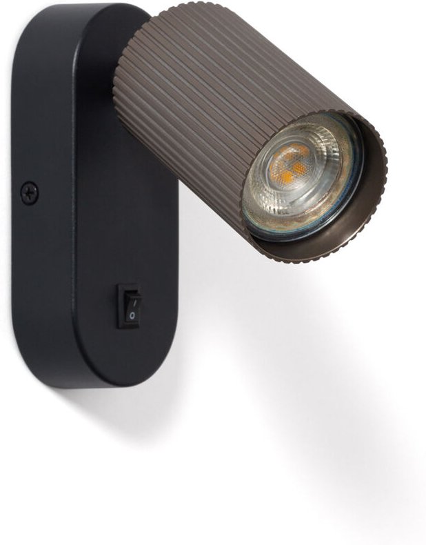 Wandleuchte Aluminium Aritz 1 Strahler Bronze