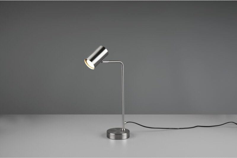 Marley Nickel Spot Zylinder-Tischlampe H45 Trio Lighting