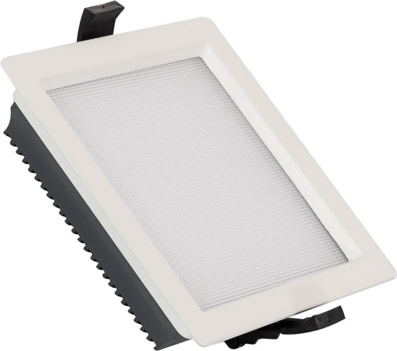 Efectoled - led Downlight Einbaustrahler 15W Eckig samsung Aero 130lm/W Mikroprismatisch lifud Ausschnitt 135x135 mm 600...