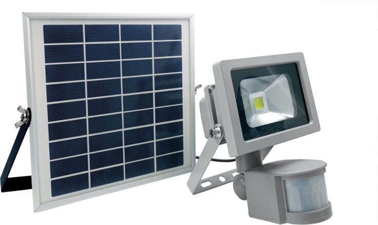 Thumbnail - As-schwabe - Solarline led Solarstrahler mit Bewegungsmelder 10W 550lm IP44