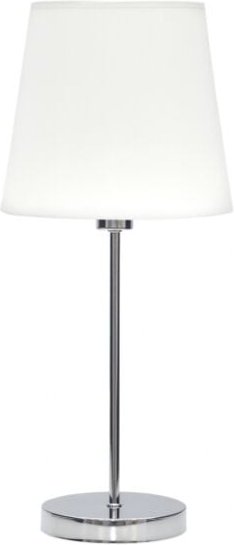 Tischleuchte Maldivas 1xe14 Chrom/Weiß 20d - Fabrilamp