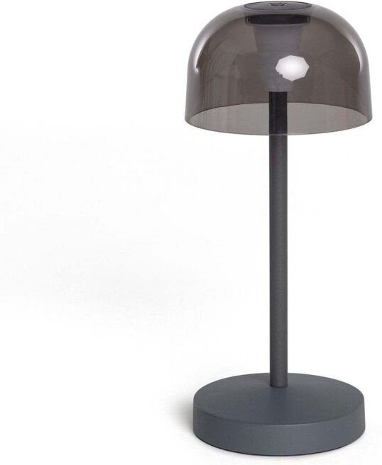 LED Tischlampe Tragbar mir wiederaufladbarem USB-Akku Lendora Grau