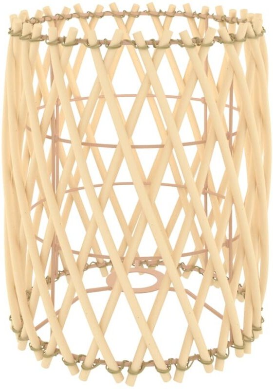 Lampenschirm Ø23x28 cm Korbweide Vidaxl