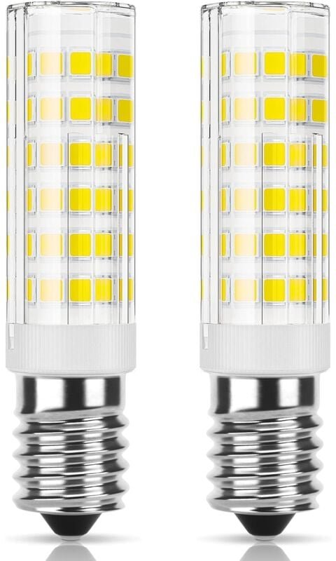 Ersandy - E14-LED-Lampe, 9-W-Haube, 50-W-Halogenäquivalent, 550 lm, Kaltweiß 6000 k, kleine Edison-Schraube, nicht dimmb...