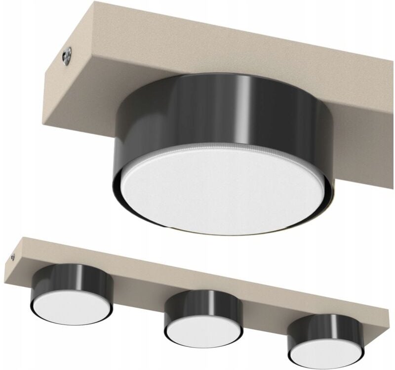 DECKENLEUCHTE LED LOFT PLAFON GX53 CASHMERE POLISH DEKORATIVE LAMPE 3-flammig