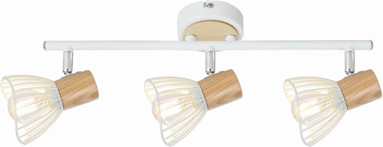 Deckenleuchte Chile 1 E14 Weißholz Candellux 93-61638