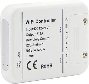 V-TAC Smart Home VT-5009 Wi-Fi Controller-Dimmer für LED-Streifen funktioniert mit dem Smartphone - sku 8426