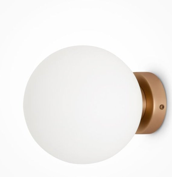 Thumbnail - Basic form Basic Form Medium Moderne Wandleuchte Gold E14 - Maytoni