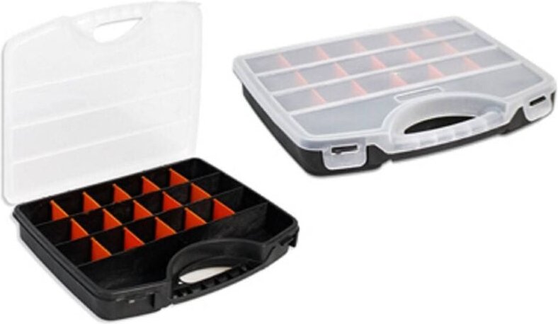 Trade Shop Traesio - Trade Shop - cassetta porta utensili 20 valigetta plastic equipment organizer accessorien -