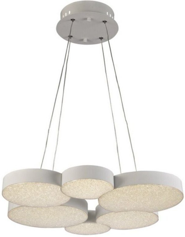 Inspired Mantra Fusion - Lunas - Deckenanhänger 61 cm Durchmesser 54 W LED 3000K, 2650 lm, HF-Fernbedienung Weiß