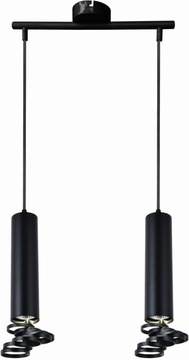 Hängelampe TUBA 2X50W GU10 6/30 SCHWARZ 32-78650 Candellux