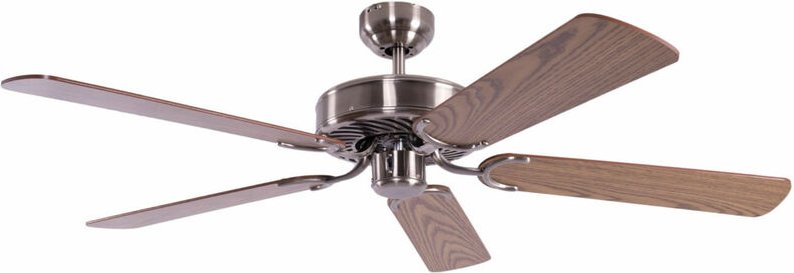 Deckenventilator Potkuri Silber / Eiche