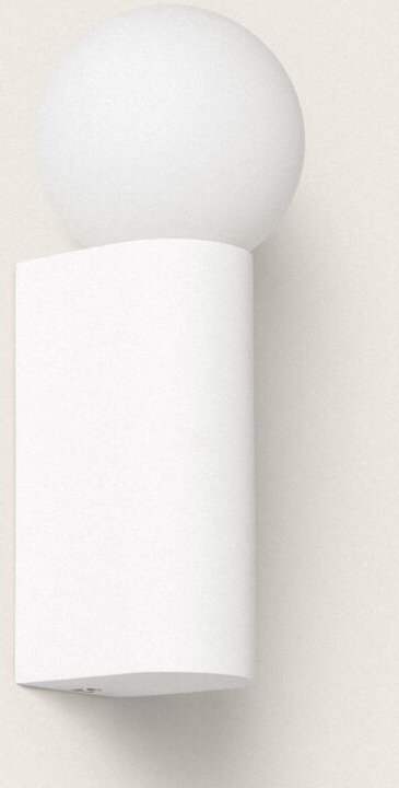 Wandleuchte aus Gips Bloky Weiß