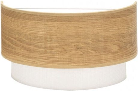 Myriam Wandleuchte in hellem Holz 1xE27 fabrilamp