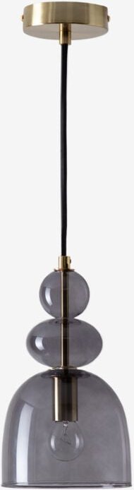 Deckenleuchte aus Glas Bezany Grau Quecksilber - Sklum