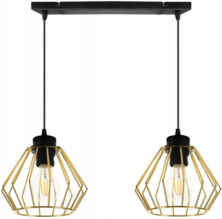 Deckenlampe Hängelampe Kronleuchter Gold Loft Druciak