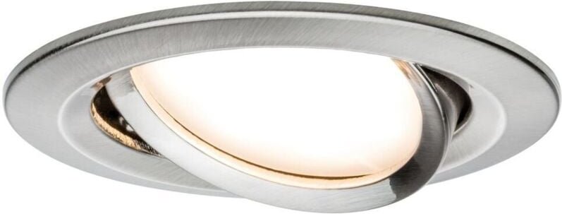 Paulmann - 93877 Coin Slim LED-Einbauleuchte led led fest eingebaut 6 w Eisen (gebürstet)
