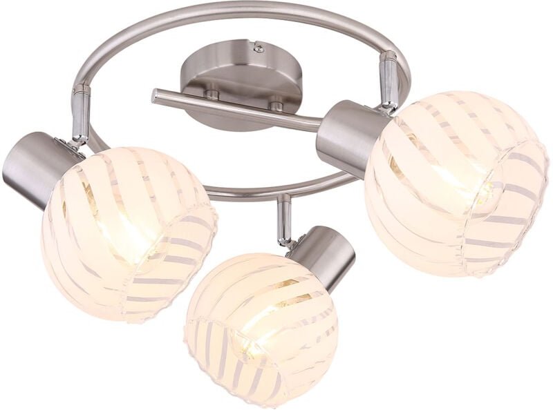 Thumbnail - Spot - Willy - nikkel - metall - ø 28cm - E27 - 54025-3 - Globo