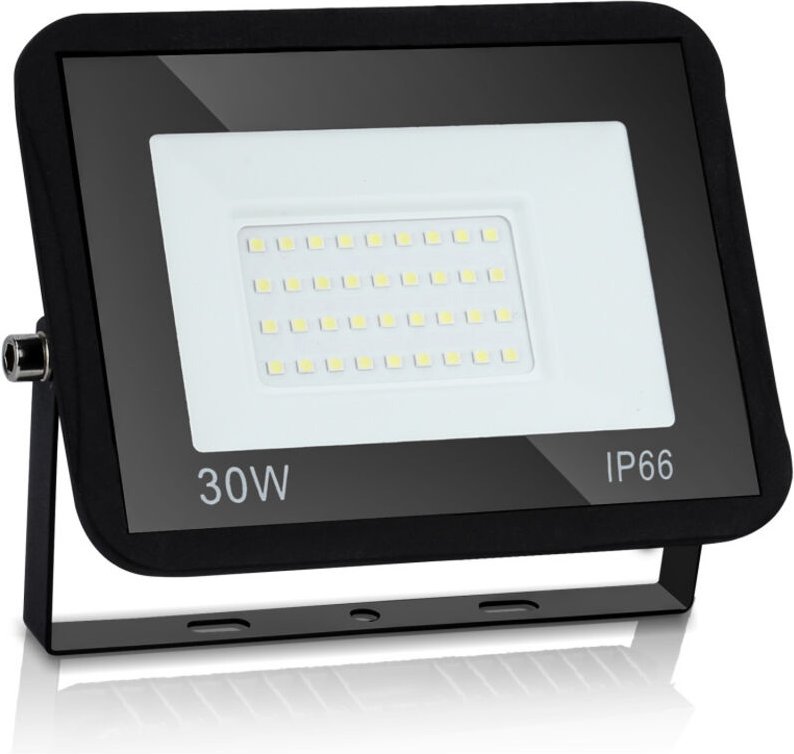 Swanew led Fluter Außenstrahler IP66 Scheinwerfer Aluminium Außen Strahler Warmweiß 30W