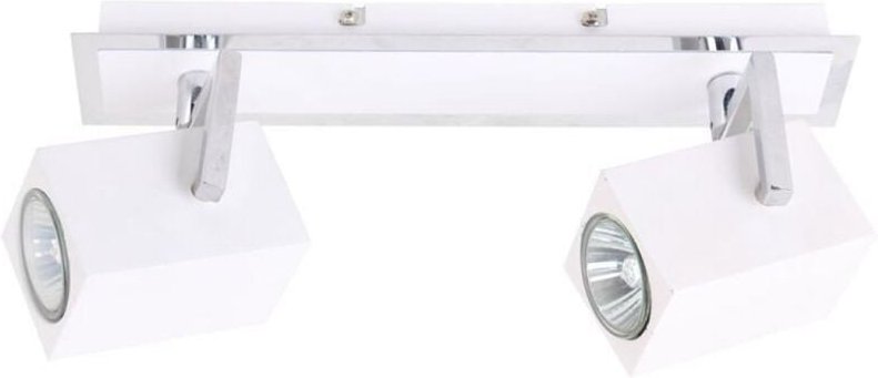 Mateo - Moderne Scheinwerfer Chrome 2 Light mit weißem Farbton, GU10 - Italux