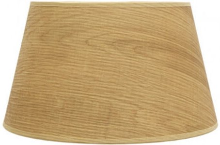 Lampenschirm salma e27 licht holz 30dx22dx17h konisch offen konisch