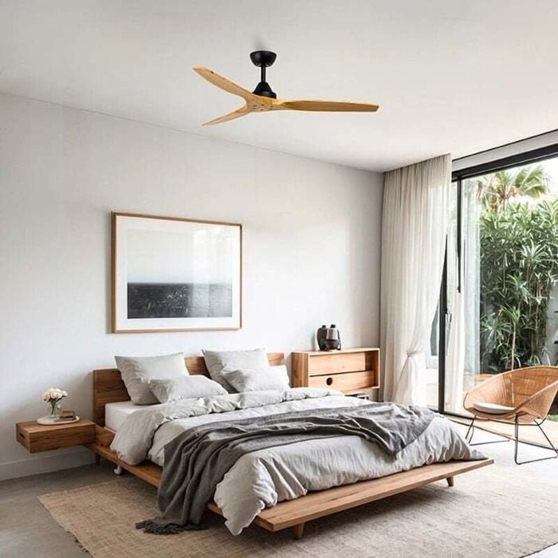 Morelos m Ventilator ohne Licht schwarz Ø132