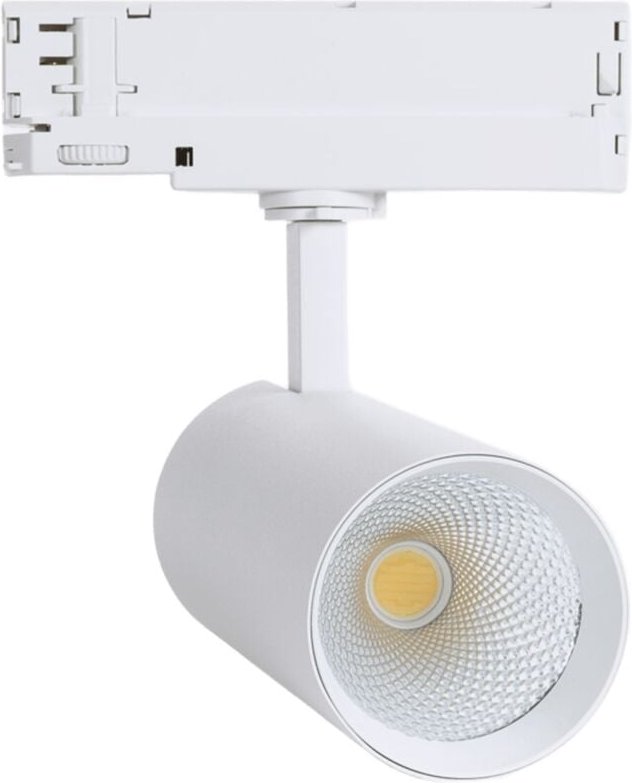 Thumbnail - Efectoled - 3-Phasenstromschiene LED-Strahler 30W Carlo Weiss 5000K Kaltweiß