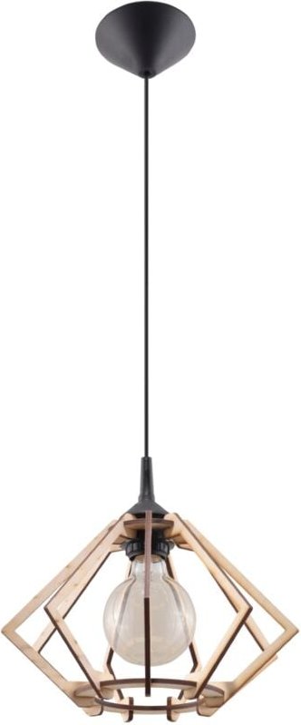 SANTINO 1 E27 Hängelampe Naturholz HOLZ LUMILO 03.259.93