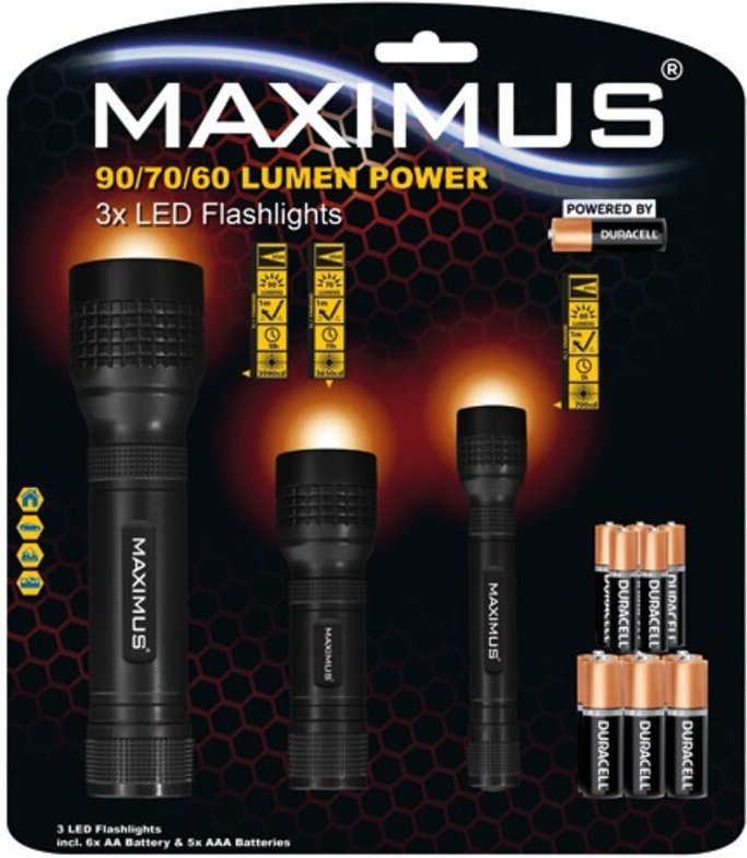 Taschenlampe X3 60 70 90 Lumen - Maximus