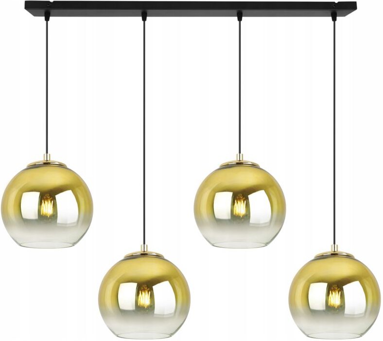 Hängelampe Deckenleuchter Golden Lampenschirm 15 cm