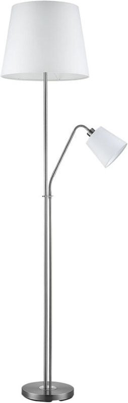 Boden de Wohnzimmer arturo 1xe27+1xe14 w/nickel leser w/hose weiß 1.8m