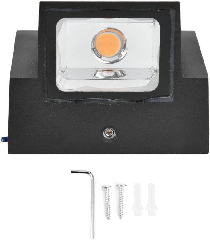 Außenleuchte, COB-Außenwandleuchte, warmweiß, vielseitig einsetzbar für Flure, Gärten, Treppen und Zuhause